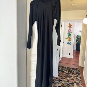 ASOS Elegant Black Long Sleeve Dress